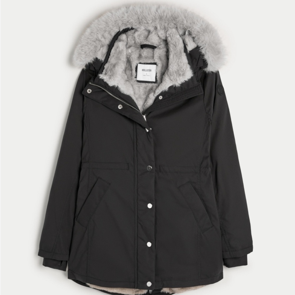 Women’s XXS Hollister Faux Fur Parka